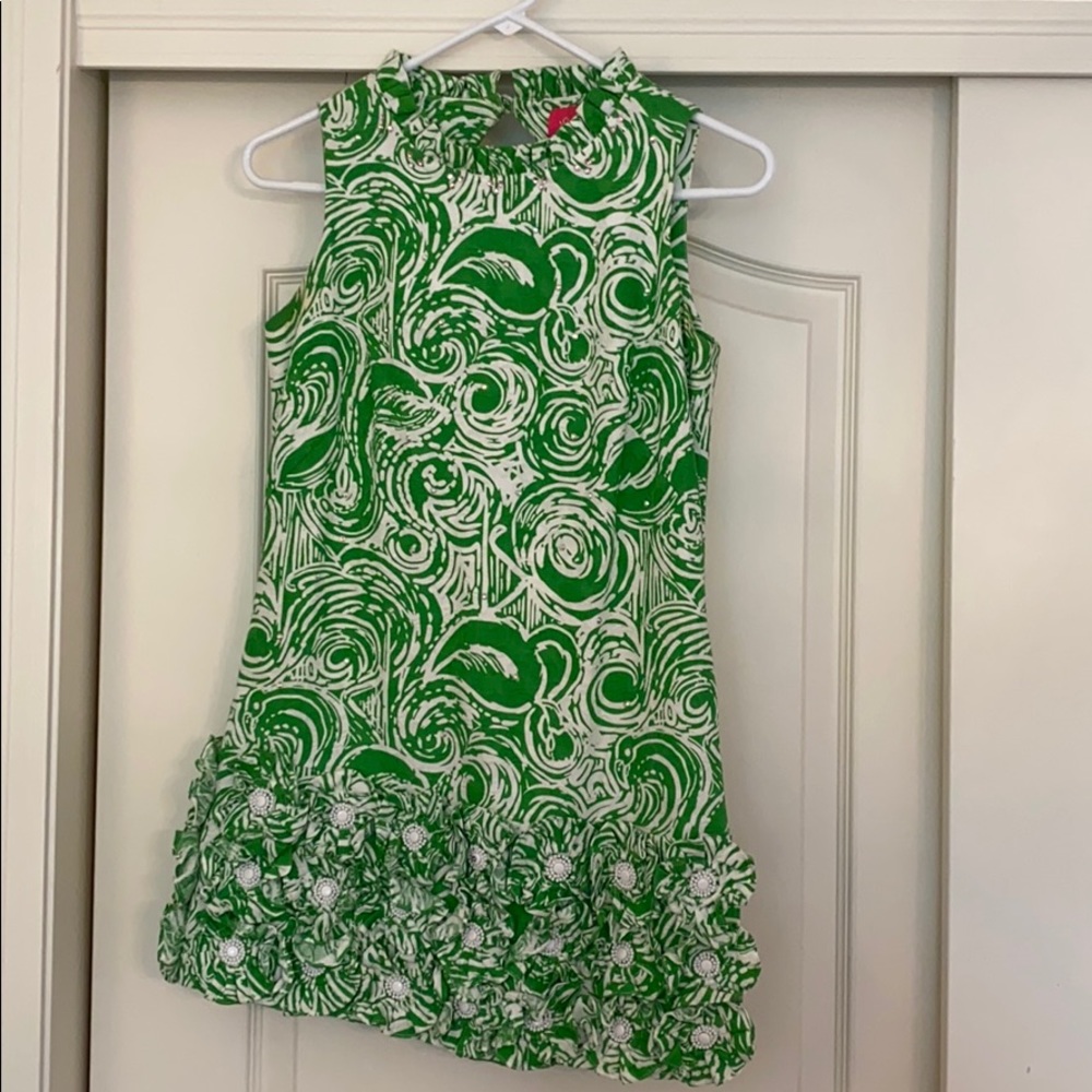 green lilly pulitzer jubilee dress size 0